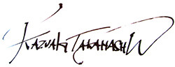 Kazuaki Takahashi Signature